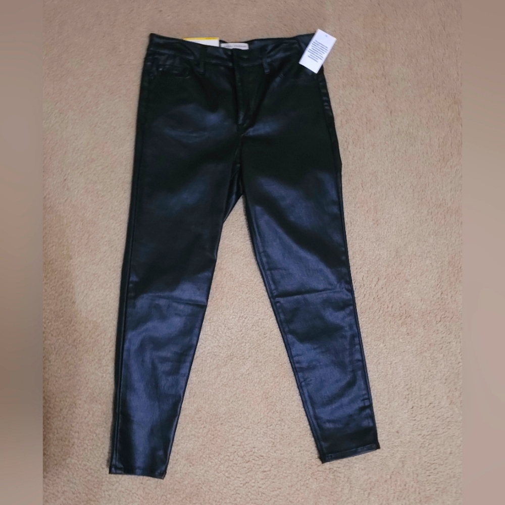 NWT "Leather Look" Jeans Size 8